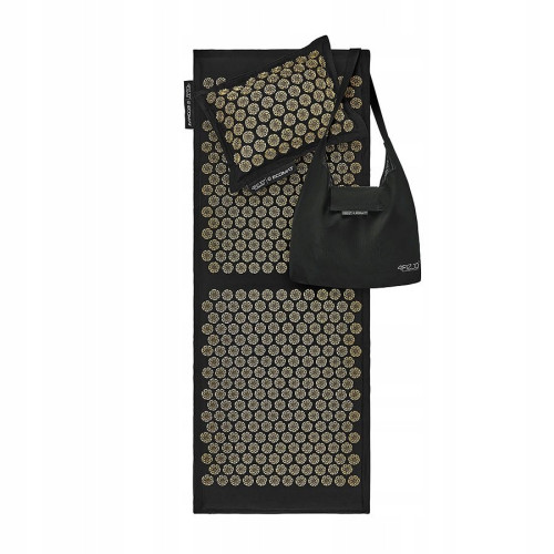 Мат для иглоукалывания  4FIZJO Eco Mat XL Аппликатор Кузнецова Black/Gold - фото №5